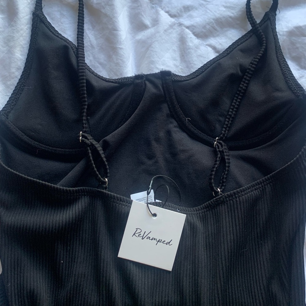Black swim suit from Revamped
